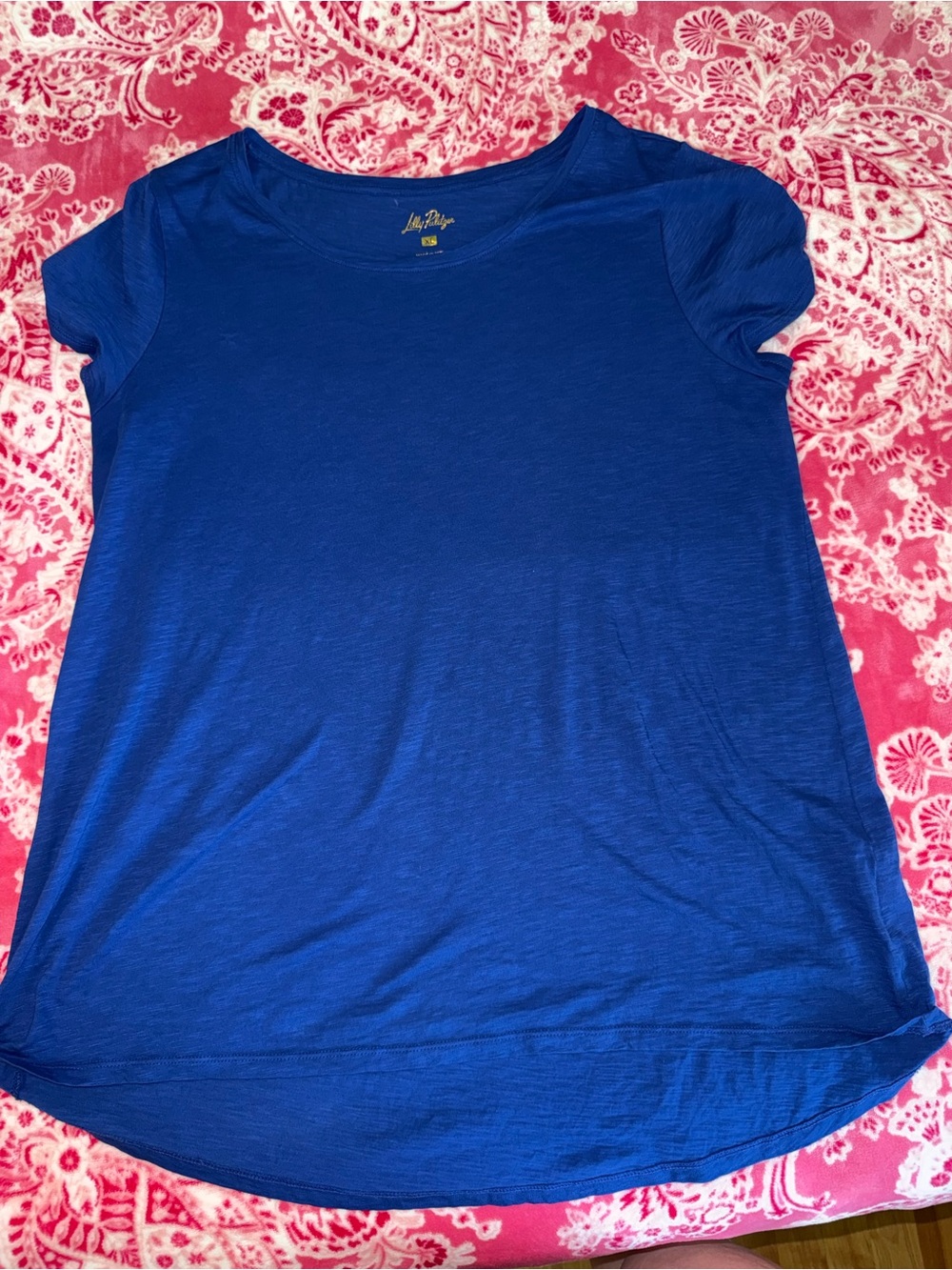 Lilly Pulitzer Royal Blue Short-Sleeve Crewneck Tee